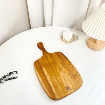 리베바움 티크원목 플레이팅 도마 패들4[각인]