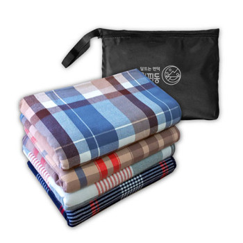 국산 최고급 대형 클러치 항공담요