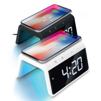 엑토 매직 무선충전 시계 무드등 MTA-30