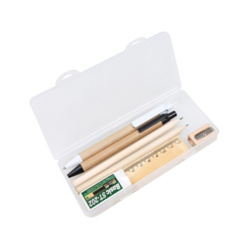 se케이스,에코볼펜,에코샤프,연필2p,연필깍이,지우개, 나무자