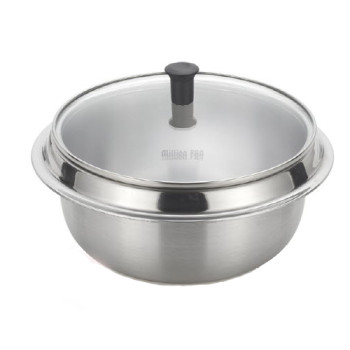 ad-2 국내에서 제작한  스테인레스 통3중 가마솥냄비 20cm