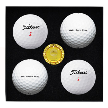 NEW 타이틀리스트 HVC 4구 매직 순금 베이직 볼마커세트