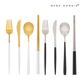 AGK 노르딕 헤닝 커트러리 수저 포크 나이프 세트 한식기 양식기