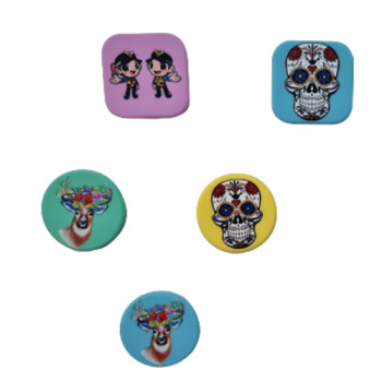 PV-엠보싱풀칼라 냉장고자석- 네오디움자석