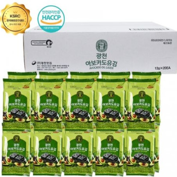 광천김 아보카도유 식탁김13g x  20봉