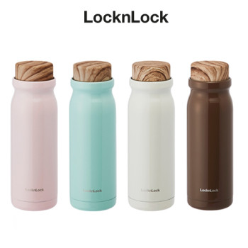 우유병형태의 보온 보냉 파스텔톤 패션 텀블러 420ml .~