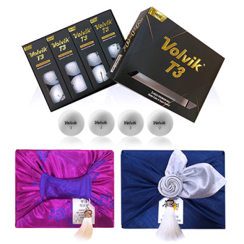 볼빅 무광 비비드 T3 3PC 무반사 골프공 화이트볼 12구 (전용상자or볼빅포장지)