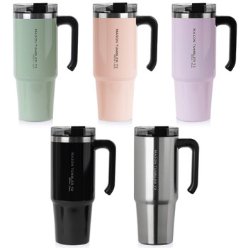 라라홈 304스텐 메종매직텀블러890ml+빨대