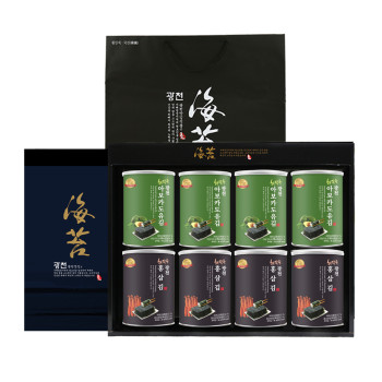 명품광천김 8캔김 프리미엄 선물세트
