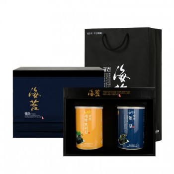 명품광천김 2캔김 선물세트
