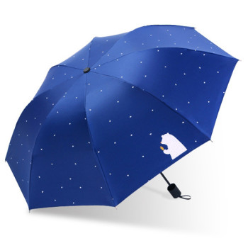 3단암막양우산-감성곰