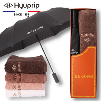 협립 2단 심플 우산 1P+40수 호텔코마 세면타월 1P-세트