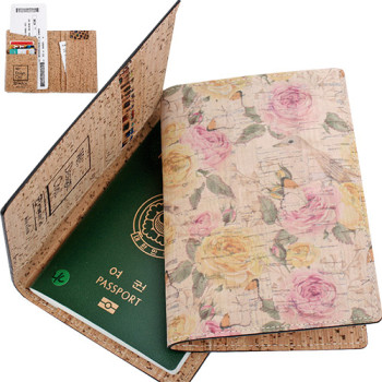 여권 지갑 _나무껍질 Italy cork 식물성 천연가죽