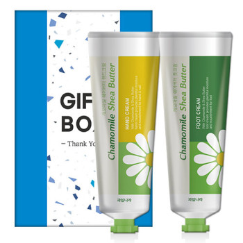 과일나라 캐모마일 쉐어버터 핸드 풋 2종_단상자