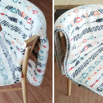 에스닉 패턴담요 대형담요 전용쇼핑백