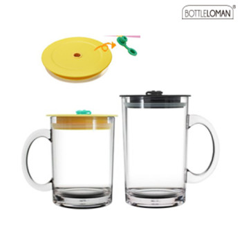 [보틀로만] RE 와이키키 손잡이머그 스트로우