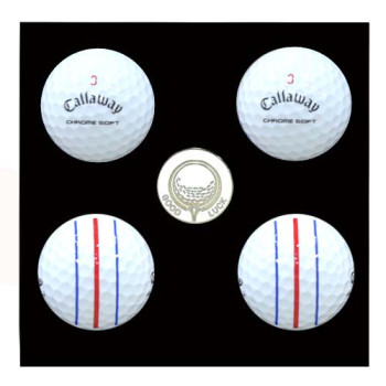캘러웨이 매직 크롬소프트 트리플트랙 4구 볼마커세트