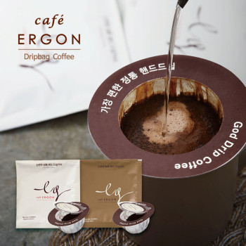 [카페에르곤] 언제 어디서나 초간편 정통 핸드 드립백커피_두가지맛