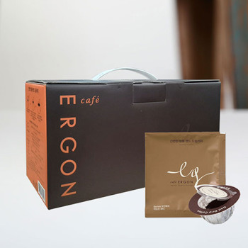 [카페에르곤] 간편한 정통 핸드 드립백커피 브라질커피 부드러운 산미