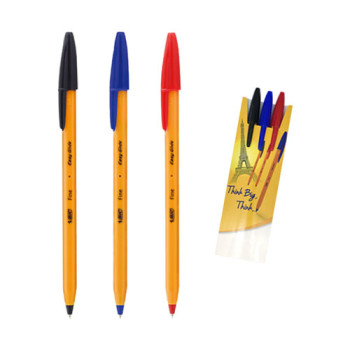 [BIC] 빅 오렌지볼펜 3P 디자인 세트