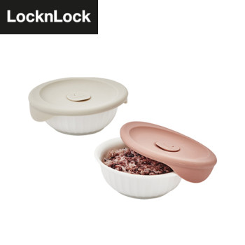 락앤락 바로한끼 도자기 밥/ 밀폐용기 355ml 2개 세트
