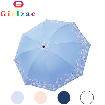 꽃플라워[암막]3단 수동우산