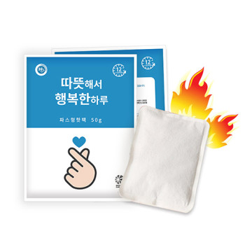 따뜻해서 행복한 하루 파스형 핫팩50g/국산 파스형 핫팩50g