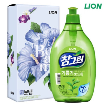 CJ라이온 참그린 녹차 용기500g 1P