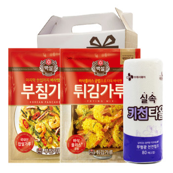 CJ부침가루,튀김가루,CJ키친타올3종
