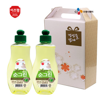 CJ이츠웰  순그린용기 2종 320ml