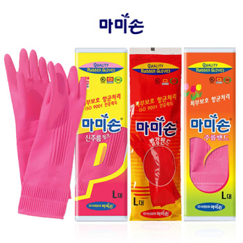 엄마손 고무장갑 대형/ 김장용고무장갑 대형
