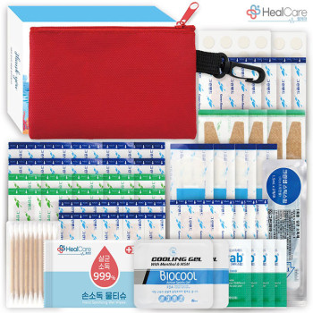 레드 파우치 구급함 16호(57P)