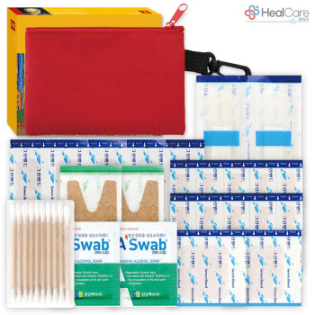 레드 파우치 구급함 6호(24P)