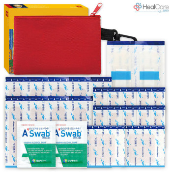 레드 파우치 구급함 4호(26P)