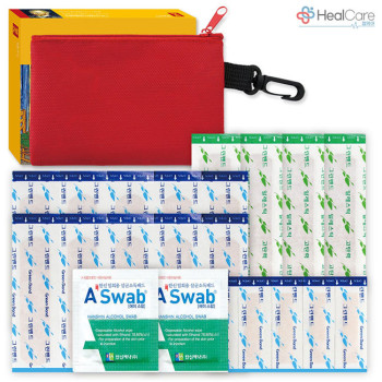 레드 파우치 구급함 3호(21P)