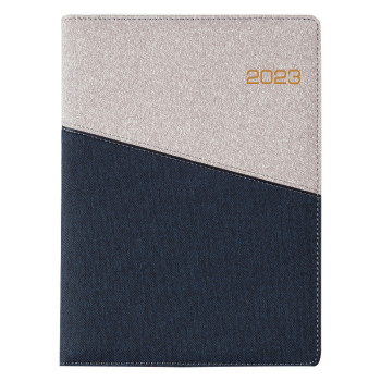 HO스프링 패브릭 슬래시 진곤색 다이어리