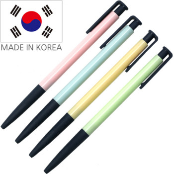 (국산)파스텔 도장 노크펜 볼펜