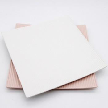 에코키친 스트라이프 정사각접시(대)KA0324