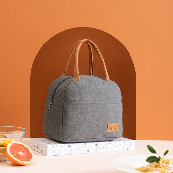 데일리 베이지 포켓 토트백 보온보냉백