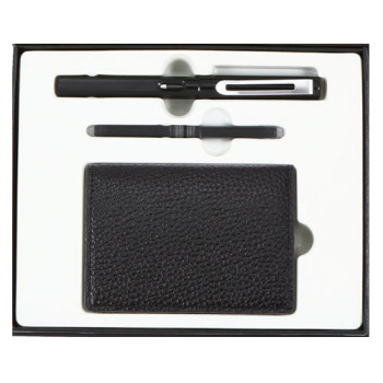 샤르망만년필+피렌체콤비소가죽명함지갑