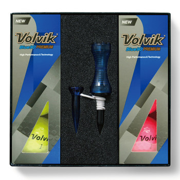 볼빅 블루90 프리미엄 칼라볼6구+에어티세트