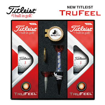 타이틀리스트 트루필 골프볼 6구+볼마커(골드)+자석티 세트