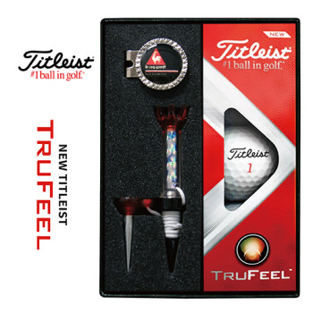 타이틀리스트 트루필 골프볼 볼마커(실버) 자석티 세트