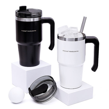 테이소 빨대포함 손잡이 304 진공 텀블러 600ml