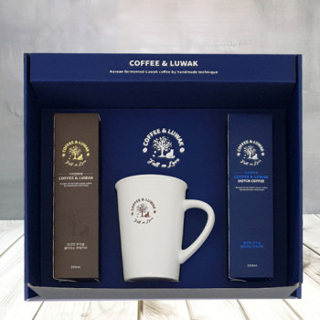 커피엔루왁 더치원액 250ml+드립원액 250ml+ 머그잔