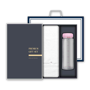 송월 프리미엄 선물세트 (스윗하트 하니 1매 + 마이보틀 500ml 1개)