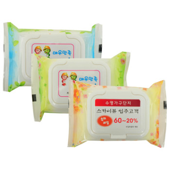 매직 꽃내음 3종 물티슈 캡형(30매)