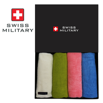 스위스밀리터리 150g 코지 면사타올 4P(소)