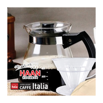 최고급 플라스틱 커피 드리퍼 세트B