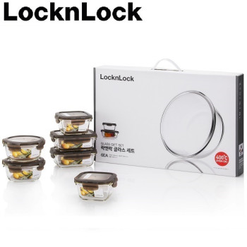 락앤락 플래티늄 4호 유리밀폐세트